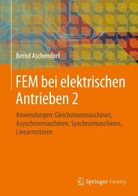 Omslagafbeelding: FEM bei elektrischen Antrieben 2 9783658052492