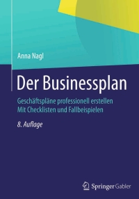 Imagen de portada: Der Businessplan 8th edition 9783658052645