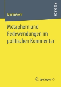 Imagen de portada: Metaphern und Redewendungen im politischen Kommentar 9783658053246