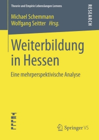 Cover image: Weiterbildung in Hessen 9783658053598