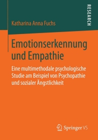 Cover image: Emotionserkennung und Empathie 9783658053956