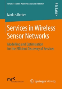 Cover image: Services in Wireless Sensor Networks 9783658054014