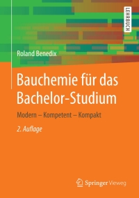 Cover image: Bauchemie für das Bachelor-Studium 2nd edition 9783658054236