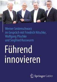 Cover image: Führend innovieren 9783658054670