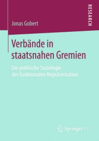 Cover image: Verbände in staatsnahen Gremien 9783658054779