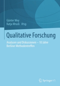 Immagine di copertina: Qualitative Forschung 9783658055370