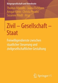 Cover image: Zivil - Gesellschaft - Staat 9783658055639