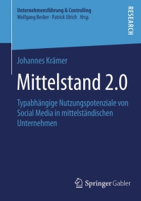 Omslagafbeelding: Mittelstand 2.0 9783658055998