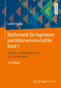 صورة الغلاف: Mathematik für Ingenieure und Naturwissenschaftler Band 1 14th edition 9783658056193