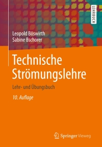Imagen de portada: Technische Strömungslehre 10th edition 9783658056674