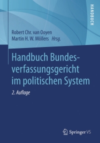 Cover image: Handbuch Bundesverfassungsgericht im politischen System 2nd edition 9783658057022