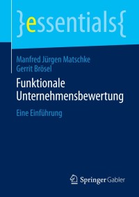 Cover image: Funktionale Unternehmensbewertung 9783658057169