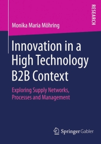 Titelbild: Innovation in a High Technology B2B Context 9783658057206