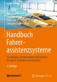 Cover image: Handbuch Fahrerassistenzsysteme 3rd edition 9783658057336