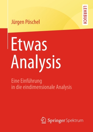 Cover image: Etwas Analysis 9783658057985