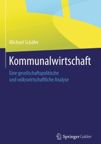 Imagen de portada: Kommunalwirtschaft 9783658058388