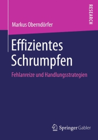 Cover image: Effizientes Schrumpfen 9783658058463