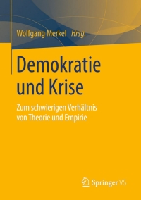 Cover image: Demokratie und Krise 9783658059446