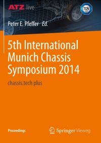 表紙画像: 5th International Munich Chassis Symposium 2014 9783658059774