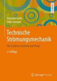 Cover image: Technische Strömungsmechanik 2nd edition 9783658060619