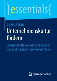 Imagen de portada: Unternehmenskultur fördern 9783658060671