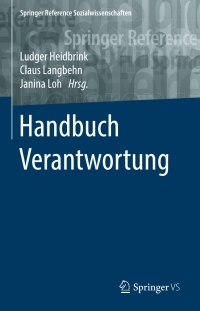Imagen de portada: Handbuch Verantwortung 9783658061098