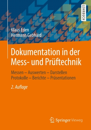 Imagen de portada: Dokumentation in der Mess- und Prüftechnik 2nd edition 9783658061135