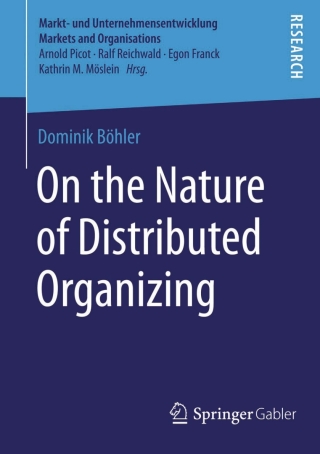 Cover image: On the Nature of Distributed Organizing 9783658061227