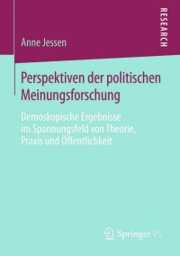 صورة الغلاف: Perspektiven der politischen Meinungsforschung 9783658061784