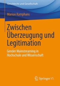 Immagine di copertina: Zwischen Überzeugung und Legitimation 9783658062194