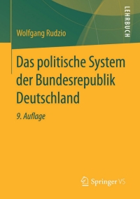 Cover image: Das politische System der Bundesrepublik Deutschland 9th edition 9783658062309