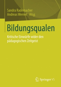 Cover image: Bildungsqualen 9783658062385