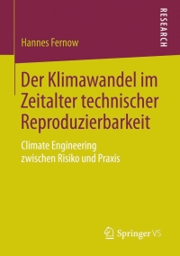 Titelbild: Der Klimawandel im Zeitalter technischer Reproduzierbarkeit 9783658062583