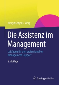 Cover image: Die Assistenz im Management 2nd edition 9783658062972
