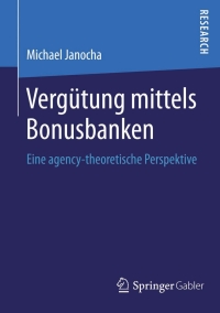 صورة الغلاف: Vergütung mittels Bonusbanken 9783658062996