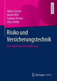 Cover image: Risiko und Versicherungstechnik 9783658063078