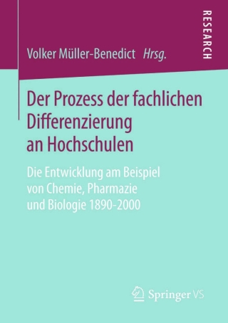 Cover image: Der Prozess der fachlichen Differenzierung an Hochschulen 9783658063313