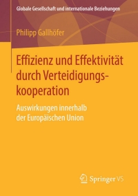 Immagine di copertina: Effizienz und Effektivität durch Verteidigungskooperation 9783658063580