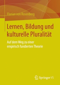 Imagen de portada: Lernen, Bildung und kulturelle Pluralität 9783658063641