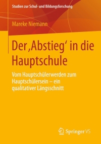 Omslagafbeelding: Der ‚Abstieg‘ in die Hauptschule 9783658063726