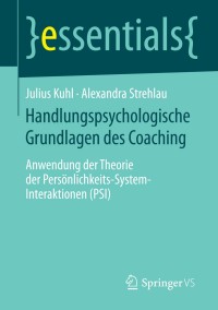 Titelbild: Handlungspsychologische Grundlagen des Coaching 9783658064747