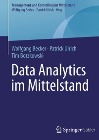 صورة الغلاف: Data Analytics im Mittelstand 9783658065621