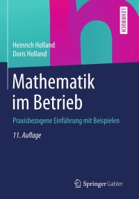 Cover image: Mathematik im Betrieb 11th edition 9783658065645