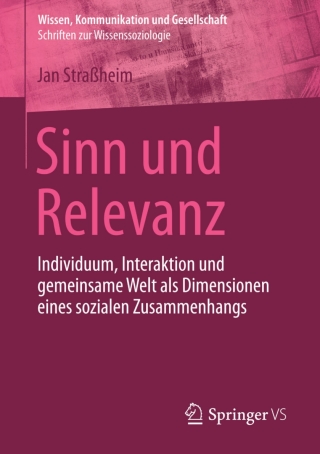Cover image: Sinn und Relevanz 9783658065683