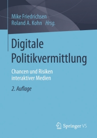 Omslagafbeelding: Digitale Politikvermittlung 2nd edition 9783658065706