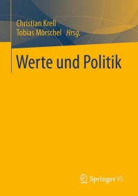 Cover image: Werte und Politik 9783658066055