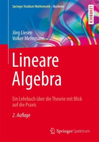 Cover image: Lineare Algebra 2nd edition 9783658066093