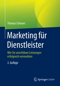 Cover image: Marketing für Dienstleister 3rd edition 9783658066406