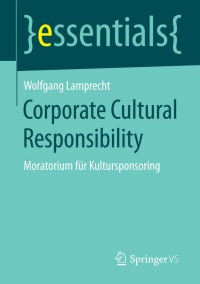 Cover image: Corporate Cultural Responsibility 9783658066567