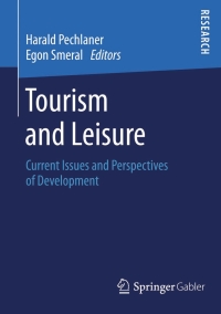 Cover image: Tourism and Leisure 9783658066598